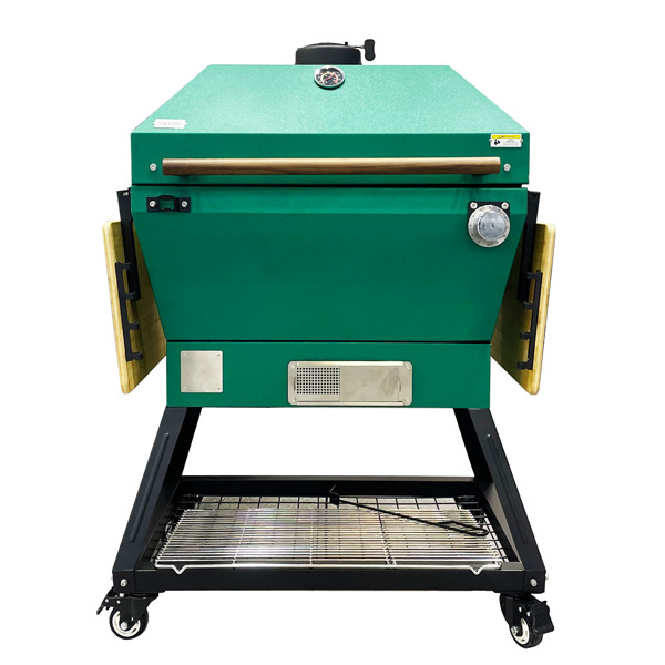 High-Quality-Carbon-&-Stainless-Square-Steel-Kamado-charcoal-Smoker