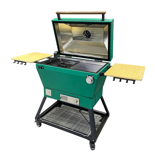 High-Quality-Carbon-&-Stainless-Square-Steel-Kamado-oven