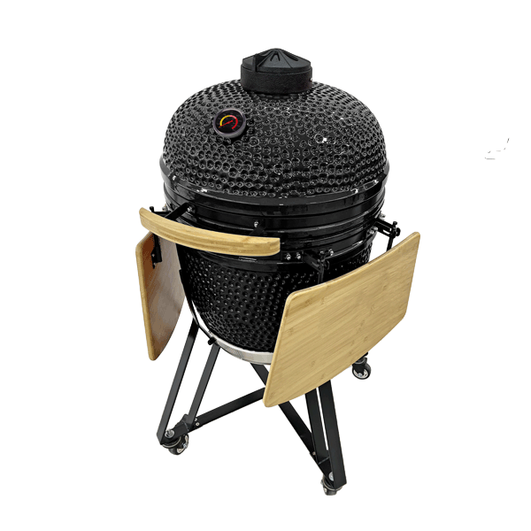 best kamado Large size 21 inch ceramic Kamado BBQ Grill factory supplier, egg kamado grill manufacturer (2)