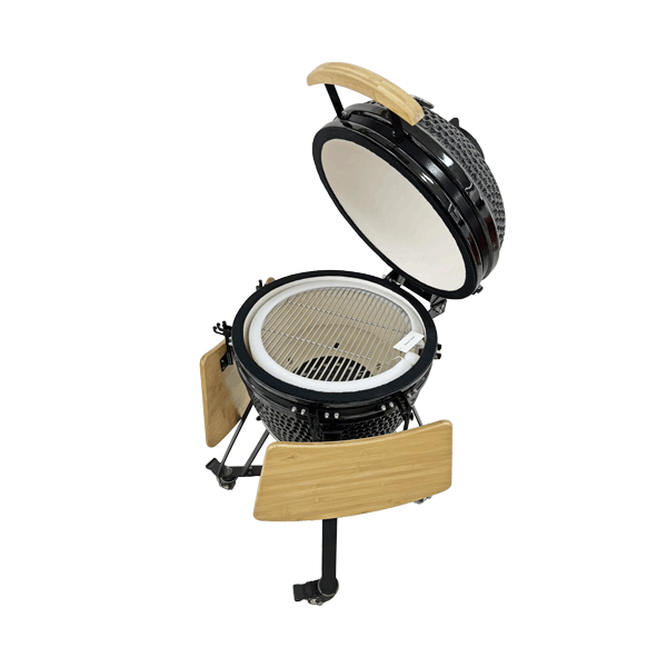 Medium size cast iron Kamado bono factory, 20 inch Kamado bbq grill manufactory